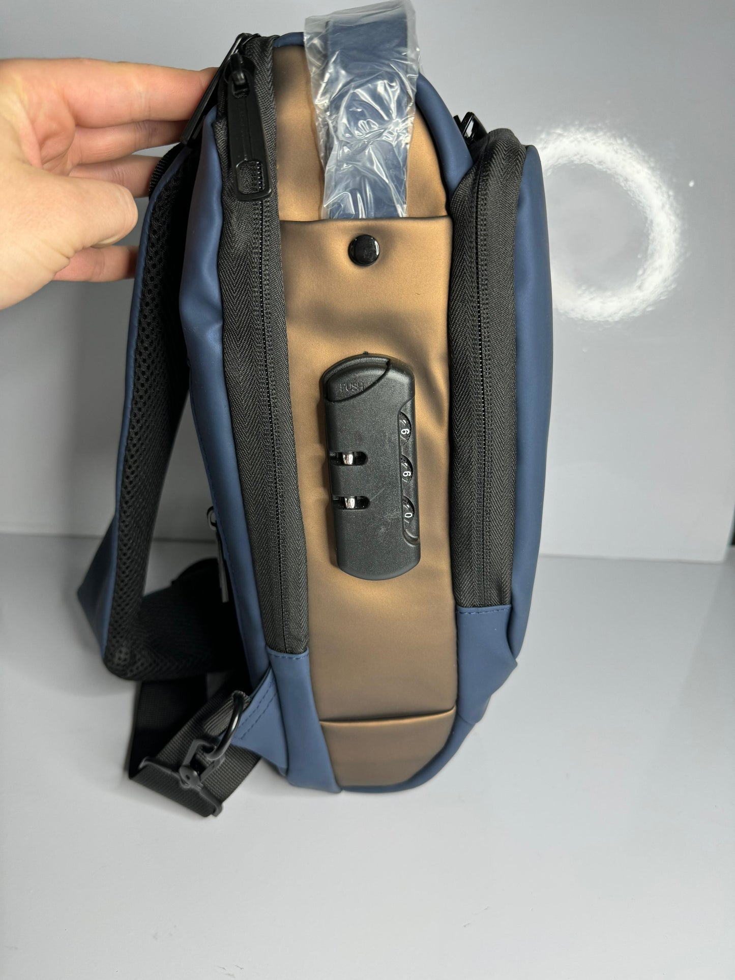 Bolso Bandolera Antirrobo Clave USB