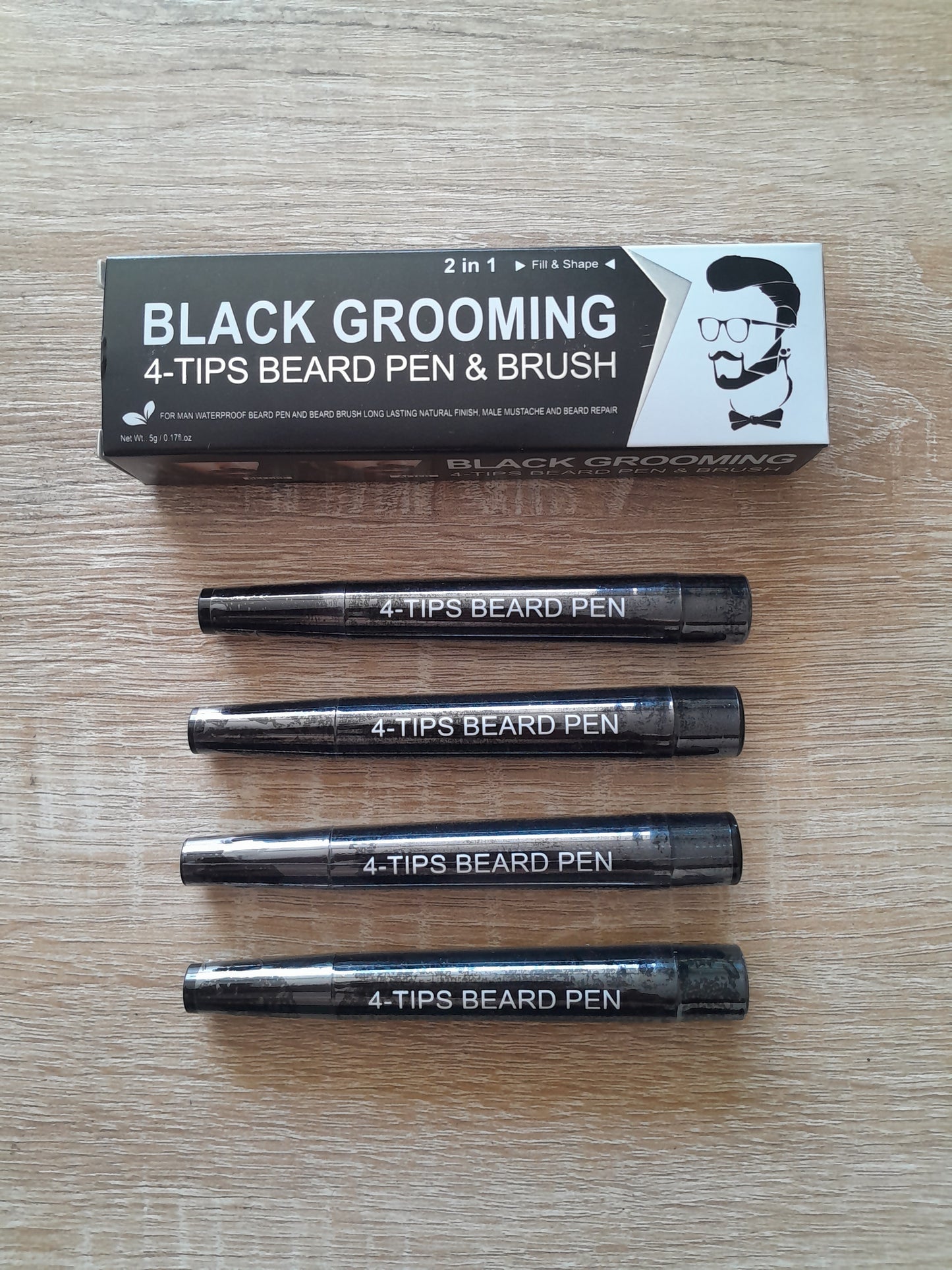 LAPIZ DE RELLENO BARBA Y CEJAS X 4 UND