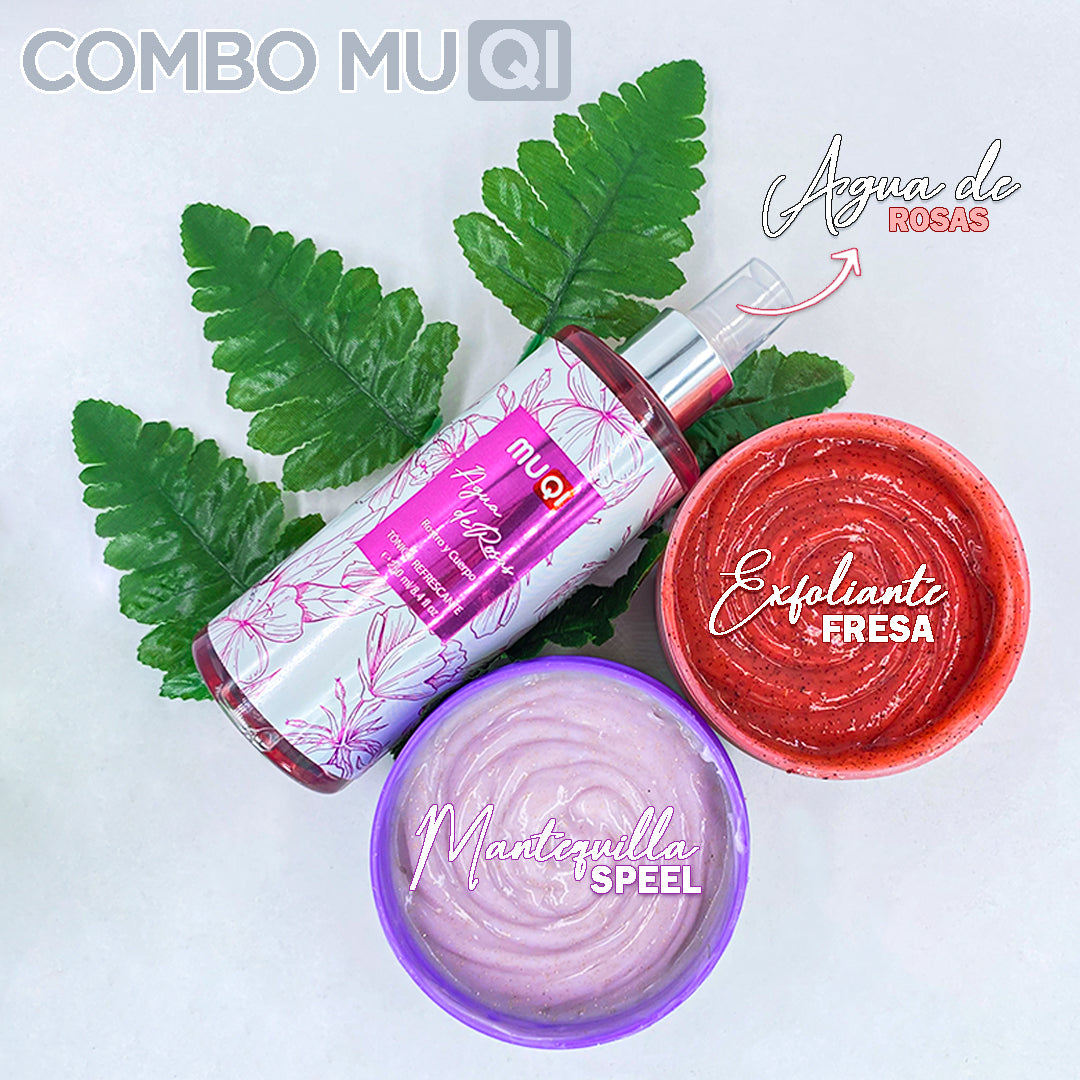 COMBO MUQI + AGUA DE ROSAS