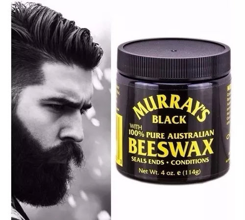 Cera Cabello Barba Negro Murrays Beeswa