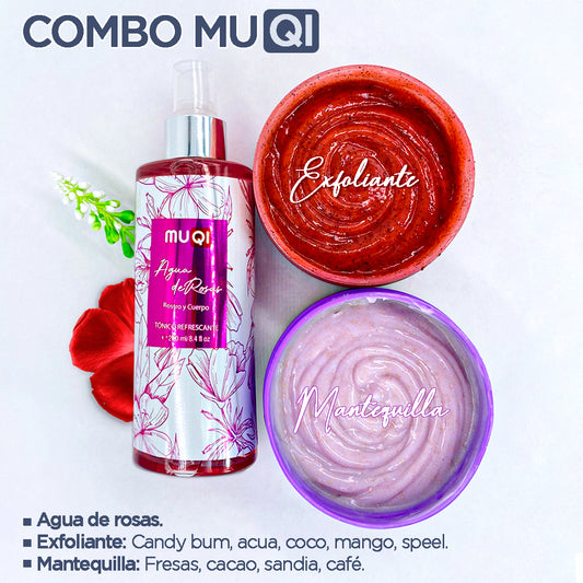 COMBO MUQI + AGUA DE ROSAS