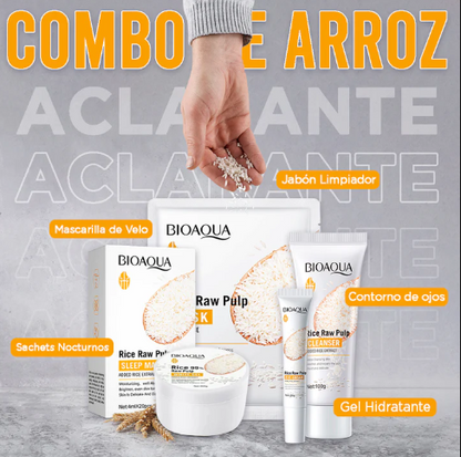 COMBO DE ARROZ X5 CON GEL + CAJA DE SEG